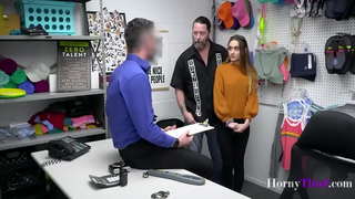 Polic Dhe Hap - Baba me radhë Dhe Fuck teen Vajza