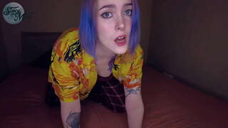 Stacy Moon spanks bere zuri handi ipurdian til ezin zuen hartu, ez gehiago