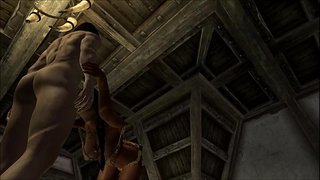 ��� એલ્ડર પોર્ન વી: Skyrim - Forsworn બાળક Sucks અને Fucks