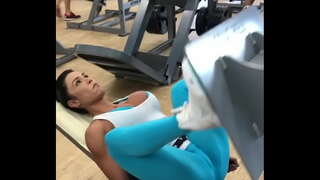 ˋ�신 체육관에서 운동