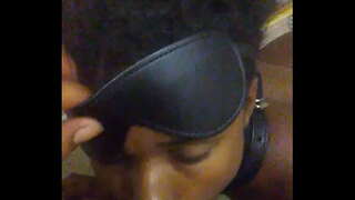 Негърка в бондаже е гадно член на човек