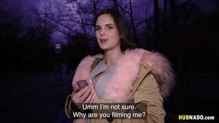 Taylee วู้ดคือให้สาธารณะ blowjob ต้องมีพรสวรรค์นิค