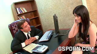 ���ेक्सी brunette सचिव milf fucked hard अनुहार संग सह