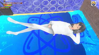 Femdom विश्वविद्यालय nerd giantess masturbates